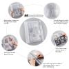 BAOFALI 20-Pack A4 PVC Binder Pockets, 4-Hole, Waterproof view 3