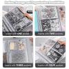 BAOFALI 20-Pack A4 PVC Binder Pockets, 4-Hole, Waterproof view 4