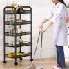 cukoekim 5-Tier Rolling Fruit and Vegetable Storage Cart view 2