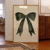 Bow Wall Art for Girls, Vintage Bow Poster, 50 x 70 cm, Unframed view 1