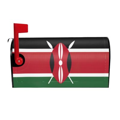 Decorative Kenya Flag Mailbox Cover