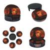 Happy Halloween Leather Drink Coasters with Holder, 6-Piece Set view 4