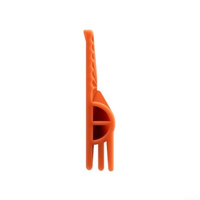 TPE Weatherstripping for Sliding Doors, Long-Lasting (Orange)
