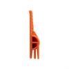 TPE Weatherstripping for Sliding Doors, Long-Lasting (Orange) view 1