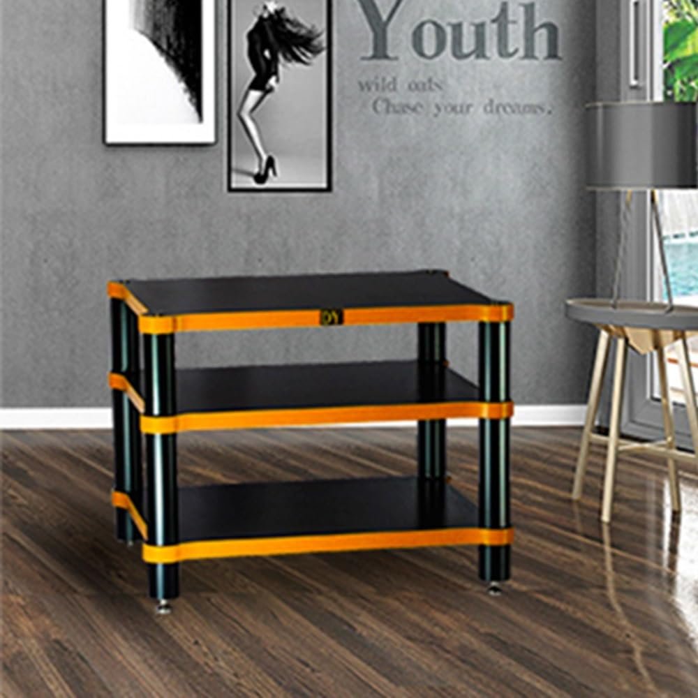 ZYXQQJ 3-Tier Hi-Fi Audio-Video Rack, 60 × 48 × 56.5 cm
