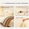 Rabbit Plush Non-Slip Sofa Cover, Caramel, 110 x 110 cm view 2