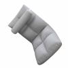 Folding Floor Chair with Backrest, Gray view 3