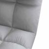 Folding Floor Chair with Backrest, Gray view 4