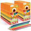 D-FantiX 24-Pack Bulk Colored Pencils, 288 Count, Pre-Sharpened, Fruit-Scented, for Kids and Students view 1