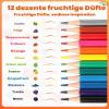 D-FantiX 24-Pack Bulk Colored Pencils, 288 Count, Pre-Sharpened, Fruit-Scented, for Kids and Students view 2