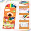D-FantiX 24-Pack Bulk Colored Pencils, 288 Count, Pre-Sharpened, Fruit-Scented, for Kids and Students view 4