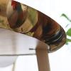 JTKREZ Round Tablecloth with Chicken and Rooster Farmhouse Print, Washable, 122 cm view 4