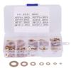 Durable Brass Washer Assortment, 180 Pieces, 8 Sizes view 1