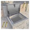 Stainless Steel Roof Hatch with Locking Handle, 90 x 90 cm view 1