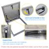 Stainless Steel Roof Hatch with Locking Handle, 90 x 90 cm view 4
