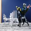 Abstract Geometric Wolf Sculpture view 4