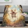 3D-Printed Luxury Floral Throw Blanket, Anti-Pilling, Soft, Warm and Washable, 60 x 80 in view 2