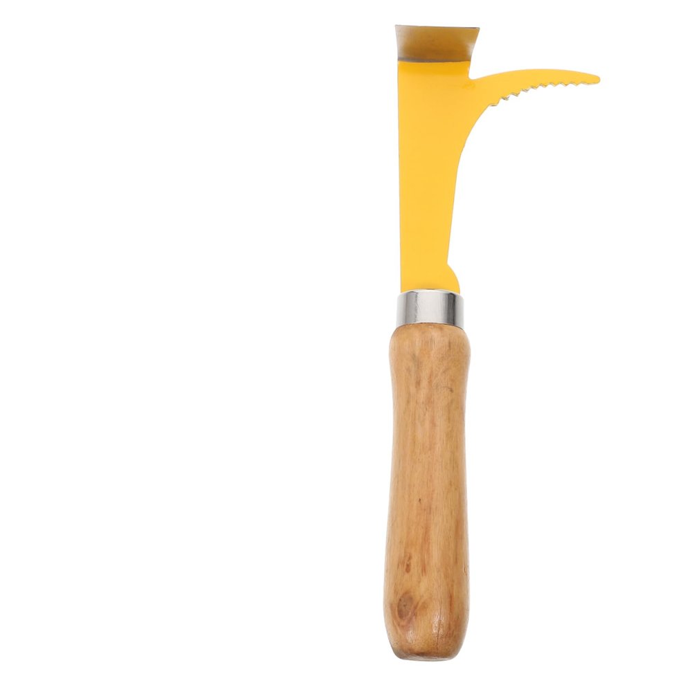 Supvox 2-Piece Hive Scraper with Wooden Handle, Beekeeping Tool