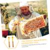 Supvox 2-Piece Hive Scraper with Wooden Handle, Beekeeping Tool view 3