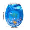 Oval Resin Toilet Seat, Soft-Close, Quick-Release, Adjustable Hinges view 2