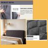 HORLSKI Thick Velvet Headboard Cover, Stretch-Fit Dust Protector for Twin, Double, King-Size Beds, Easy-Care Bedroom Decor, 200 cm view 2