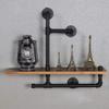 Rustic Industrial Wood Plank Wall Shelf for Bedroom, Living Room, Bathroom, Kitchen, and Office view 1