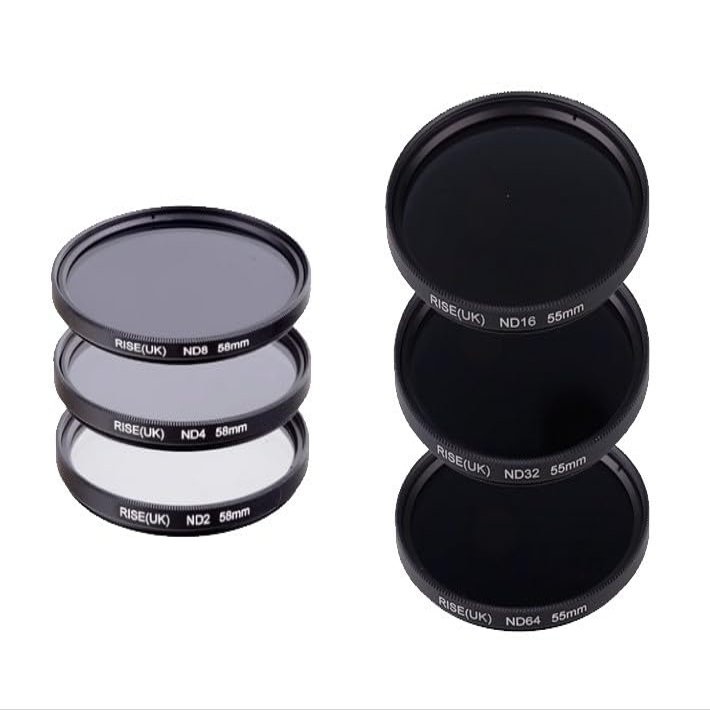 ND Filters for Fujifilm X-E3, X-E2, X-E1 with Fujifilm XF 35mm f/2 R WR Lens (43mm Diameter) ND2 ND4 ND8 ND16 ND32 ND64