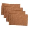 Chicken Nest Box Pads, 4 Pack, Coconut Fiber, Reusable, Brown view 1