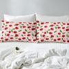 Generic Cherry Bedding Set 155 x 220 cm, Soft Microfiber 3D Fruit Print, Duvet Cover + 2 Pillowcases 80 x 80 cm, Zipper, d5285 view 3