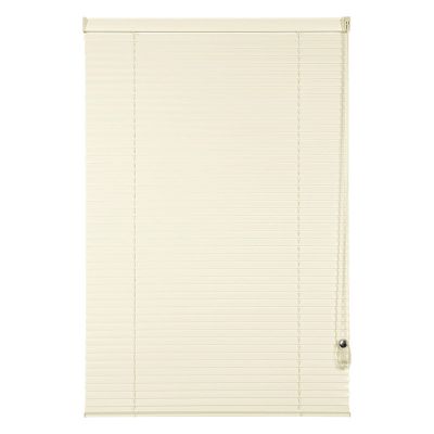 HUHJYUGE Aluminum Blinds, No-Drill Venetian Blinds, Cream, 55 x 140 cm