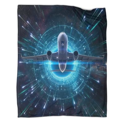 VFKLZCNYR Super-Soft Blanket for Airplane Passengers, Custom Design, Soft, Fluffy, Breathable, Warm Flannel Fleece Blanket, Perfect for Couch, Sofa or Bed, Attractive 3D Print, 180 x 200 cm