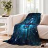 VFKLZCNYR Super-Soft Blanket for Airplane Passengers, Custom Design, Soft, Fluffy, Breathable, Warm Flannel Fleece Blanket, Perfect for Couch, Sofa or Bed, Attractive 3D Print, 180 x 200 cm view 3