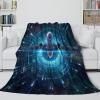VFKLZCNYR Super-Soft Blanket for Airplane Passengers, Custom Design, Soft, Fluffy, Breathable, Warm Flannel Fleece Blanket, Perfect for Couch, Sofa or Bed, Attractive 3D Print, 180 x 200 cm view 4