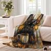 French Bulldog 3D Printed Fleece Blanket for Bed or Sofa, Ultra-Soft, Warm, 60 x 80 in (150 x 200 cm) view 3