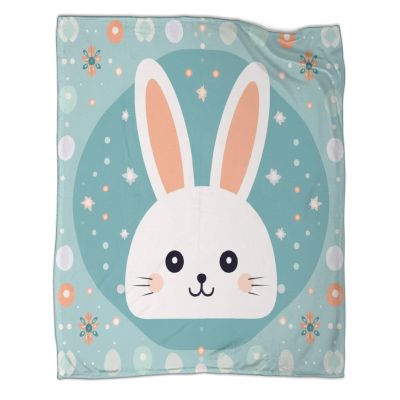VFKLZCNYR Rabbit Blanket, Soft Flannel Fleece, 3D Print, 150 x 200 cm