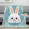 VFKLZCNYR Rabbit Blanket, Soft Flannel Fleece, 3D Print, 150 x 200 cm view 2