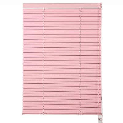 HUHJYUGE Aluminum Venetian Blind, No-Drill, Pink, 50 x 180 cm