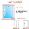 HUHJYUGE Aluminum Venetian Blind, No-Drill, Pink, 50 x 180 cm view 2