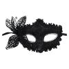 Gefomuofe Venetian Mask for Women and Men, Black Masquerade Mask view 1
