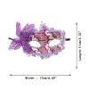 Gefomuofe Venetian Mask for Women and Men, Black Masquerade Mask view 3