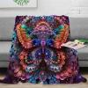 Butterfly Super Soft Fluffy Breathable Warm Flannel Fleece Blanket, Custom 3D Print, 80 x 90 in (200 x 230 cm) view 2