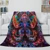 Butterfly Super Soft Fluffy Breathable Warm Flannel Fleece Blanket, Custom 3D Print, 80 x 90 in (200 x 230 cm) view 4