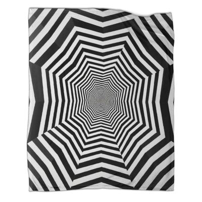 Cozy Fluffy Ultra-Soft Microfleece Flannel Throw Blanket, 3D Print, for Sofa or Bed, 127 x 152 cm