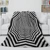 Cozy Fluffy Ultra-Soft Microfleece Flannel Throw Blanket, 3D Print, for Sofa or Bed, 127 x 152 cm view 4