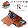 xinyunew iPhone 15 Pro Max Case with Strap, Brown view 2