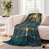 Starlight Whale 3D Printed Flannel Fleece Throw Blanket, Ultra-Soft and Warm, 50 x 60 in (127 x 152 cm) view 3