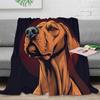 Labrador Dog 3D Flannel Fleece Blanket, Soft Throw for Couch, Sofa, Bed, or Office view 2