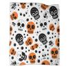 VFKLZCNYR Skull Kids Blanket for Boys, Tie-Dyed Soft Flannel Fleece 3D Couch Throw, 50 x 60 in (127 x 152 cm) view 1
