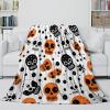 VFKLZCNYR Skull Kids Blanket for Boys, Tie-Dyed Soft Flannel Fleece 3D Couch Throw, 50 x 60 in (127 x 152 cm) view 4