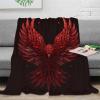 VFKLZCNYR Adler Ultra-Soft 3D-Printed Flannel Sherpa Throw Blanket, 150 x 200 cm view 2